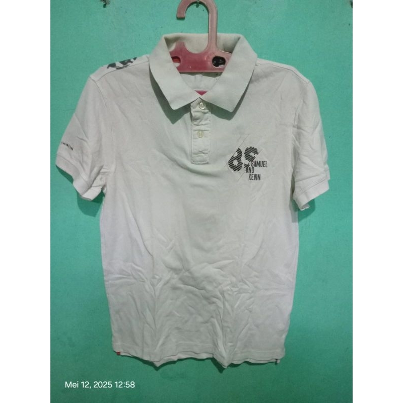 KEMEJA POLO PUTIH PRIA