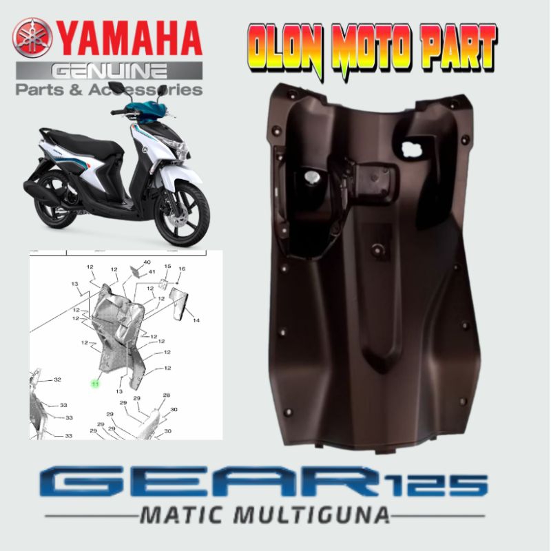 COVER KONTAK YAMAHA GEAR 125 2021/2024 B3W-F8312-00 ORIGINAL YAMAHA GENUINE PART