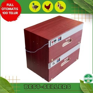 Livvicstore Mesin Penetas Telur Kapasitas 100 Full Otomatis Ayam Bebek Puyuh Walet