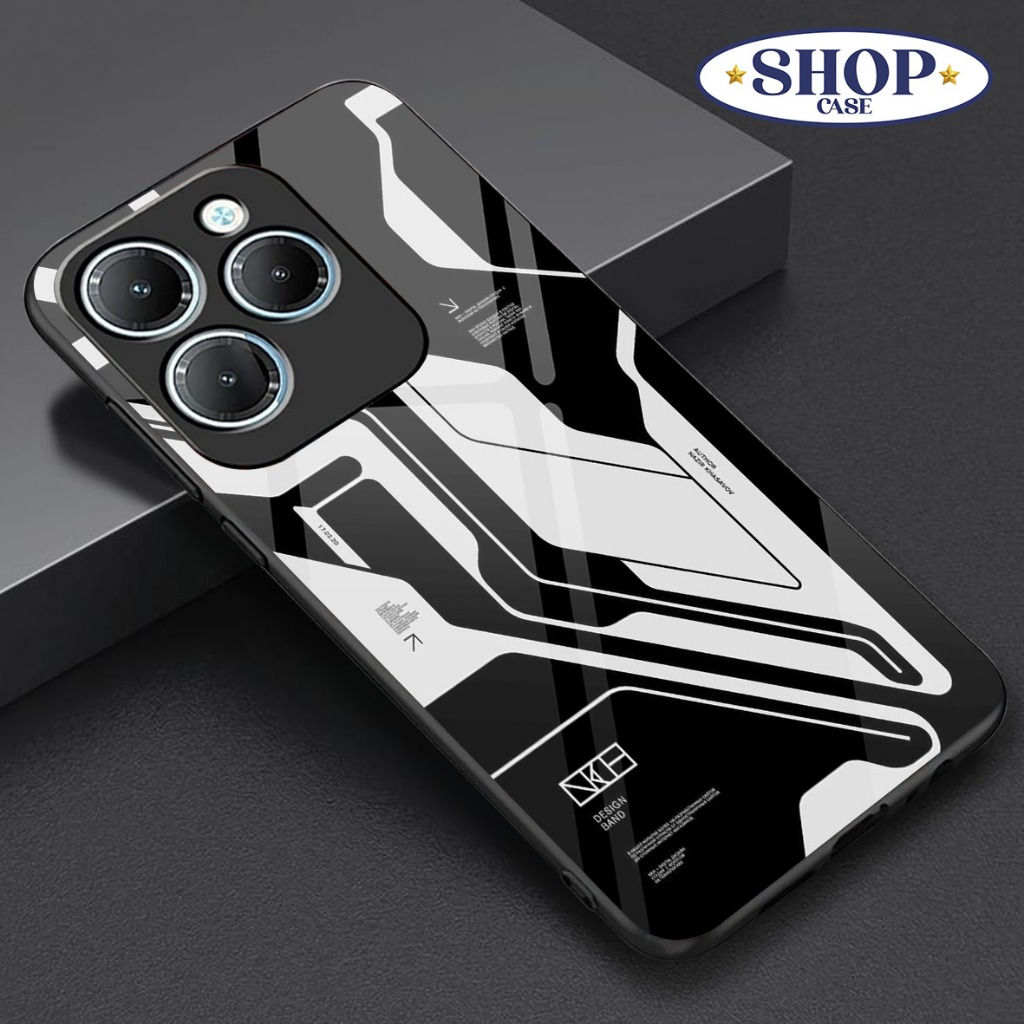 Casing Hp Infinix 40 / Hot 40 Pro / Tecno Spark 20 Pro - Fashion Robot Case Murah Softcase Hardcase 