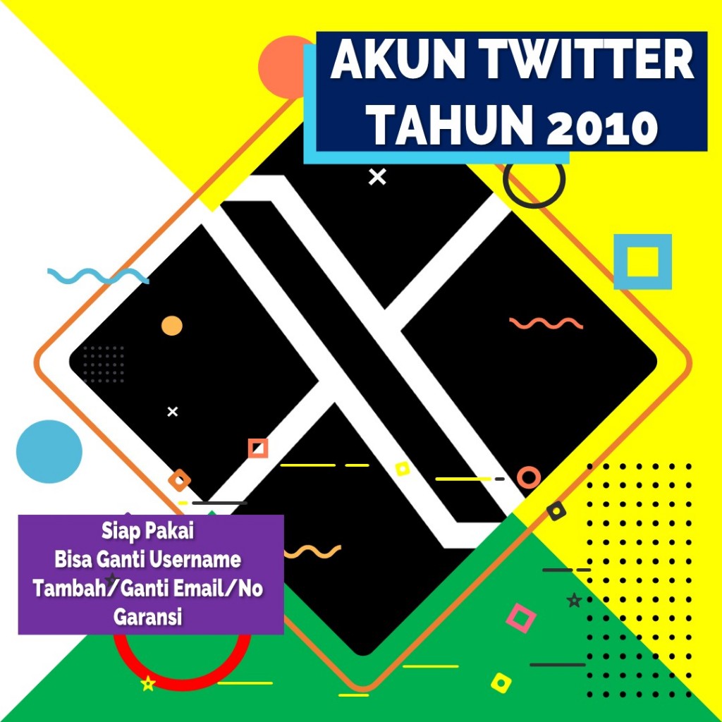 [Garansi] Akun Twitter Tua Tahun Pembuatan 2010 Bergaransi