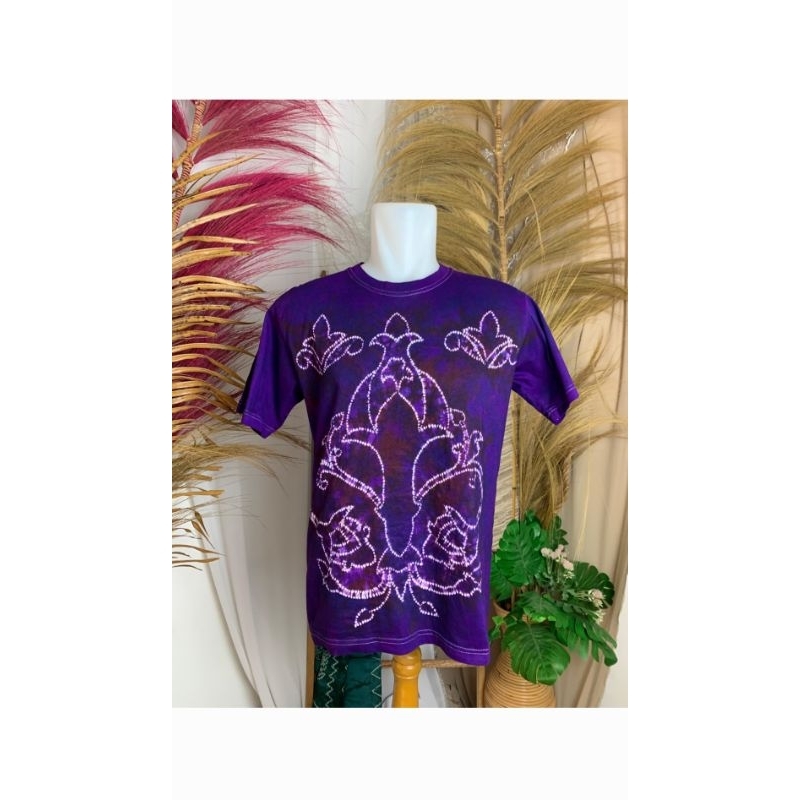 kaos sasirangan lengan pendek