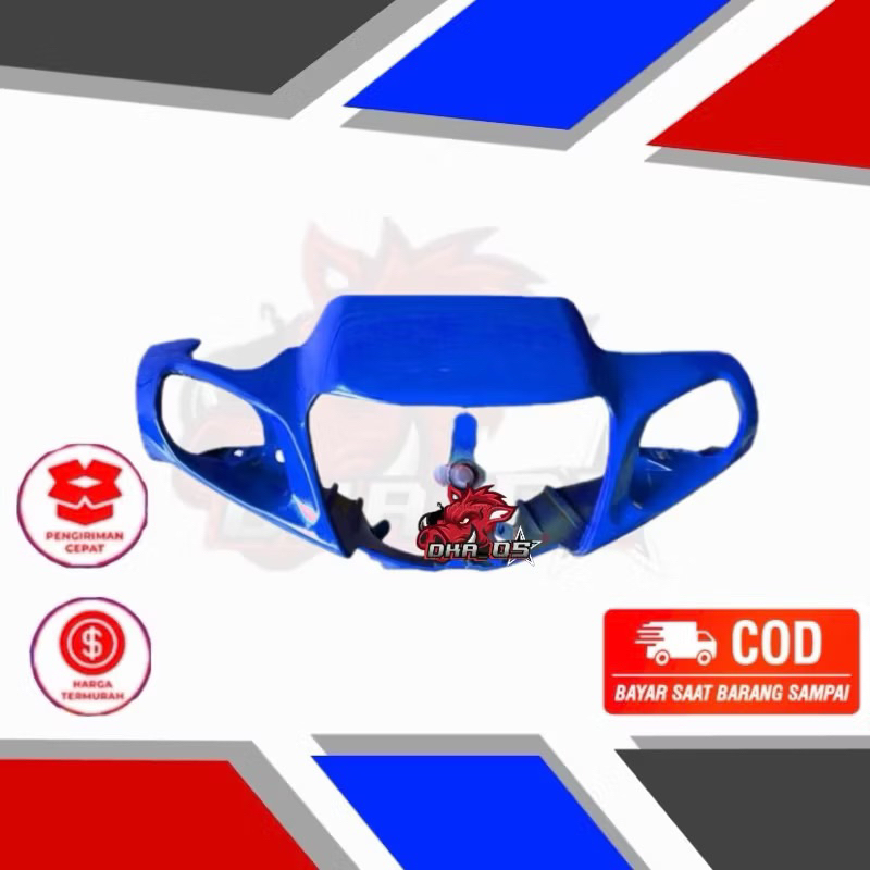 TOTOK BATOK DEPAN YAMAHA FIZ R / VEGA R LAMA TEBAL BAGUS STANDAR ORI (WARNA BIRU MUDA)