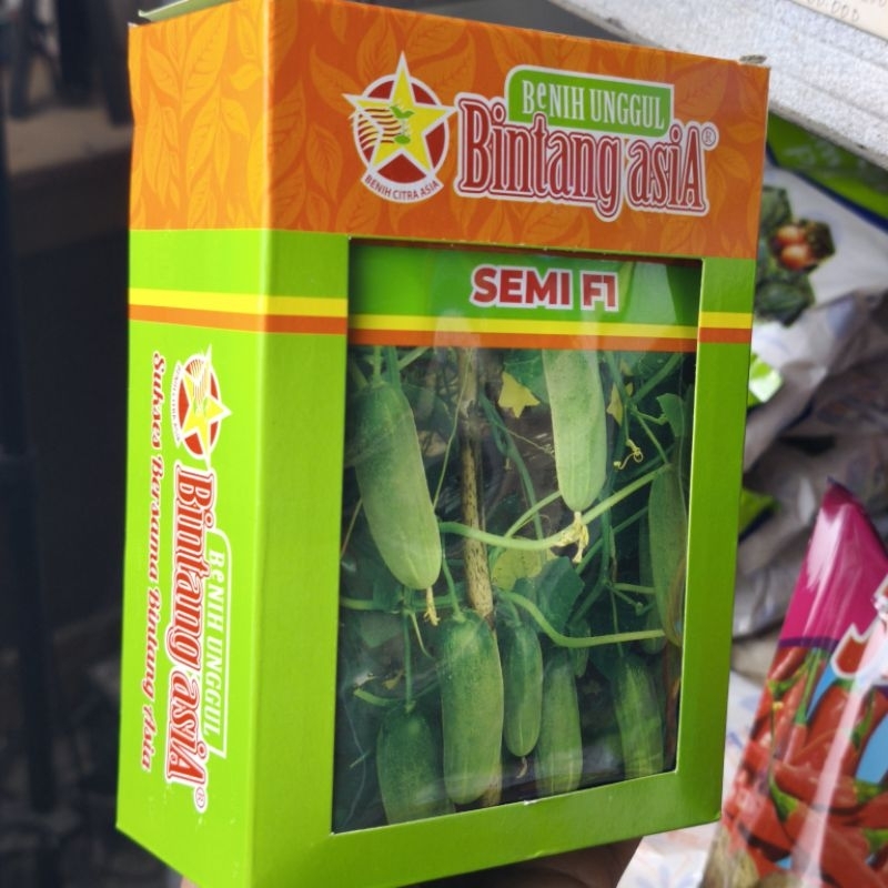 benih timun semi f1 1slop(10 bungkus )bintang asia