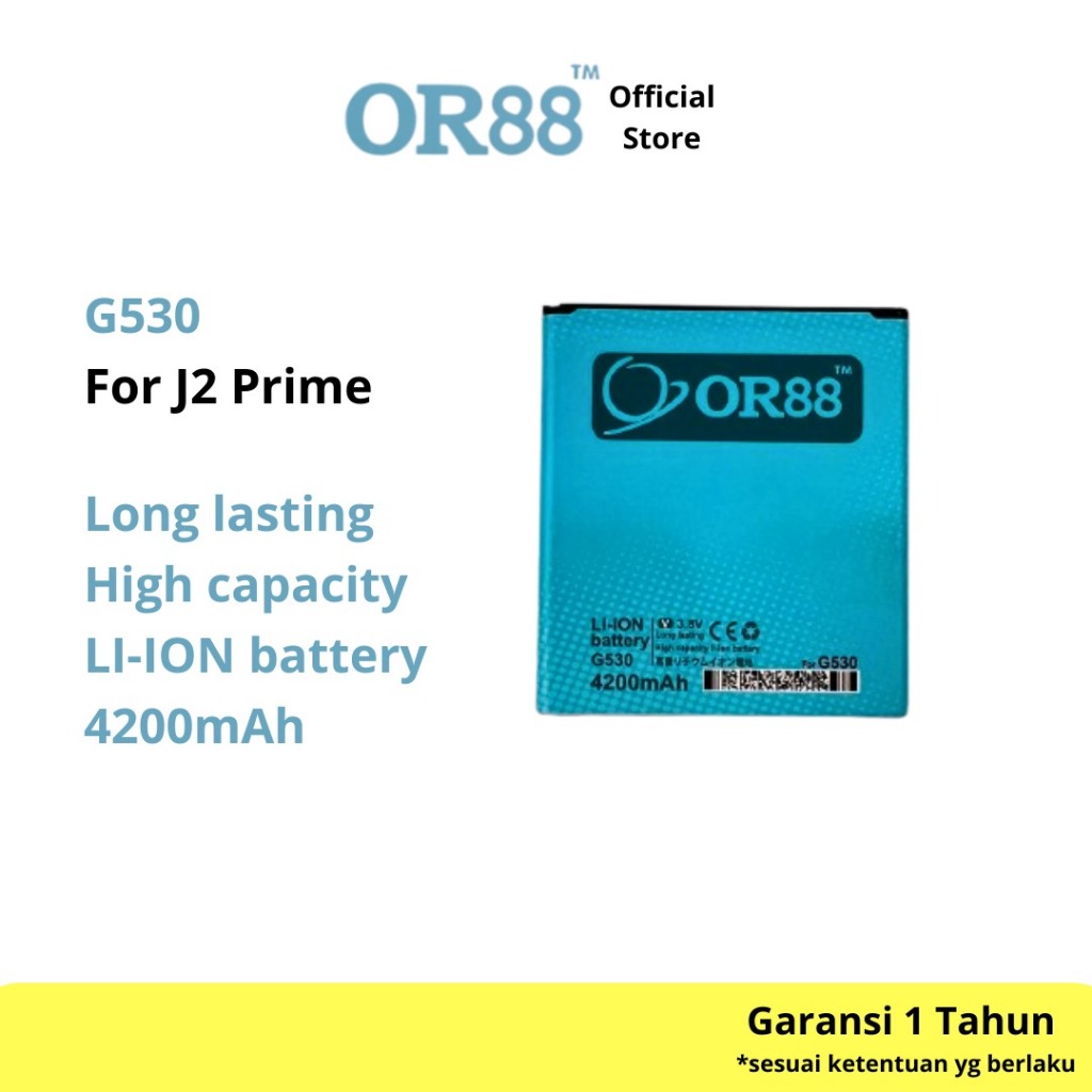 OR88 baterai batre battery double power CC03 / G530 / G313 / G355 /  j1 /  j1 2016 / J1 Ace / j1 min
