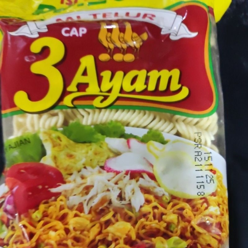 

Mie Telur Cap 3 Ayam