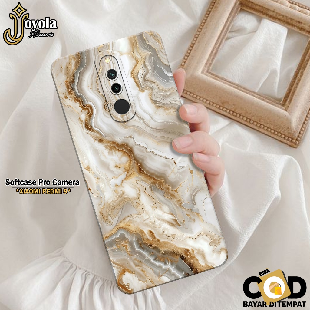 JOYOLA Case XIAOMI REDMI 8 - Fahion Case Abstrak - Softcase XIAOMI REDMI 8 - Pro Camera - Casing XIA