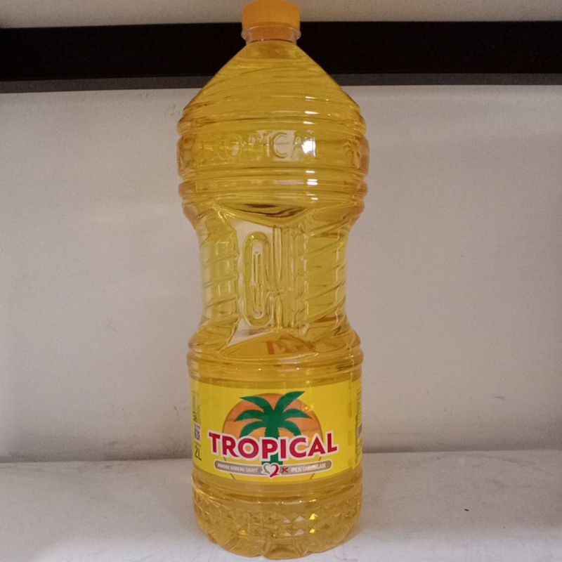 

RB22 TROPICAL MINYAK GORENG 2LITER / MINYAK GORENG TROPICAL 2 LITER / TROPICAL BOTOL 2 LTR