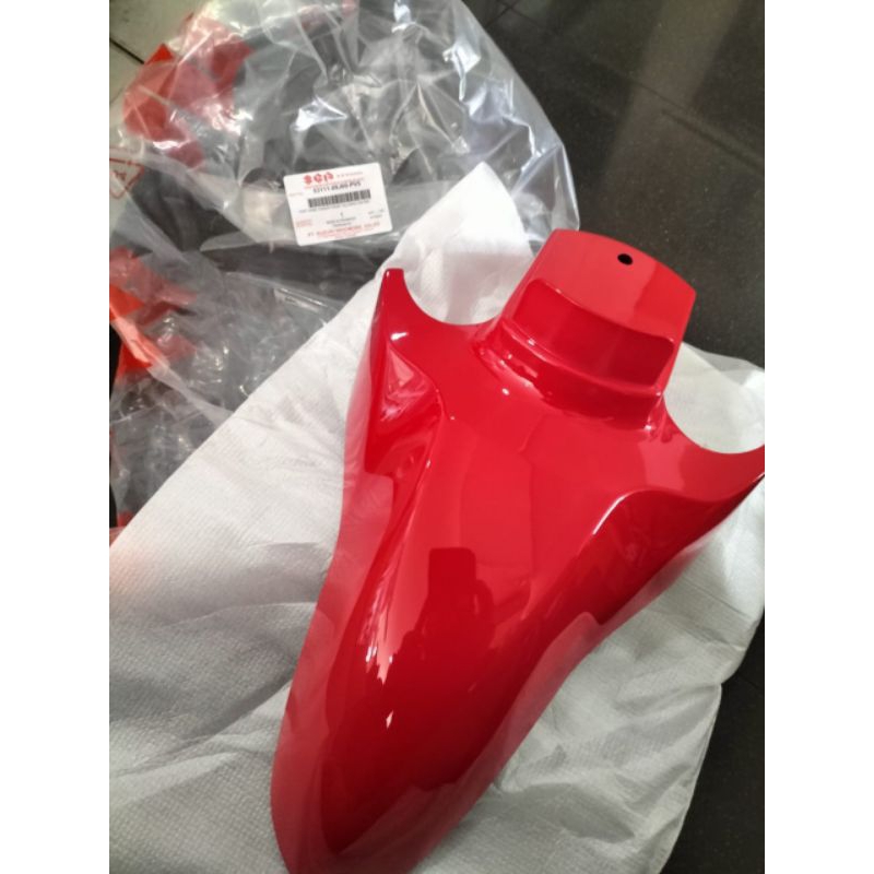 spakbor depan Suzuki nex karbu nex fi pertama merah original SGP