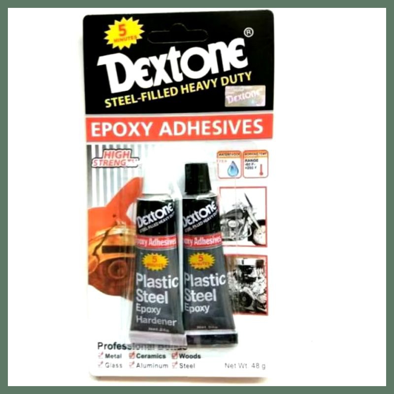 

LEM BESI DEXTONE 5 MENIT 48 GR LEM EPOXY AFHESIVES