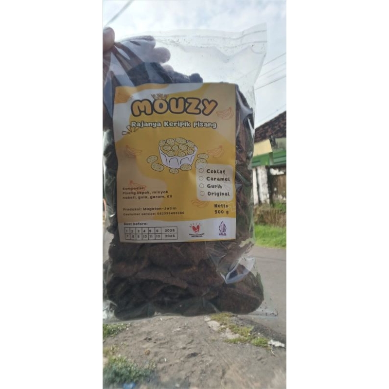 

keripik pisang coklat