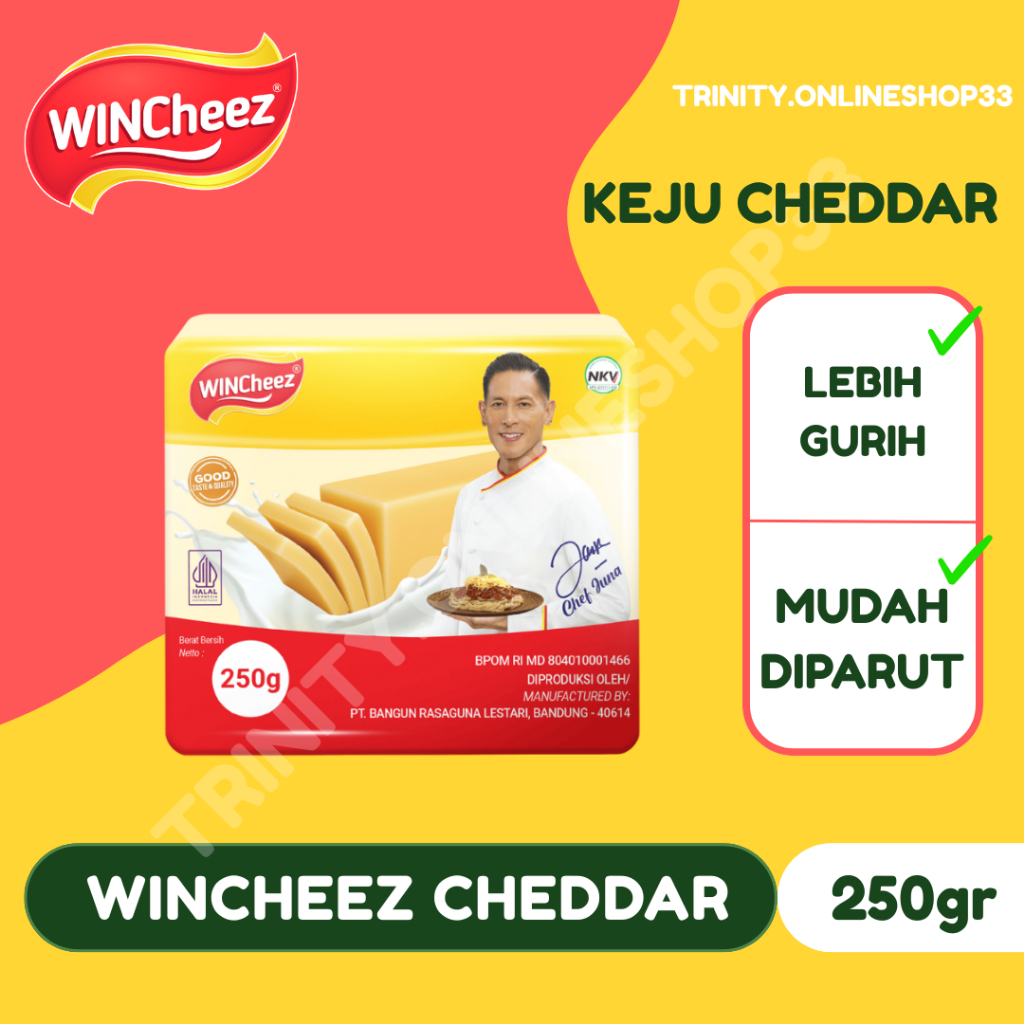 

Keju Wincheez Cheddar Original 250gr