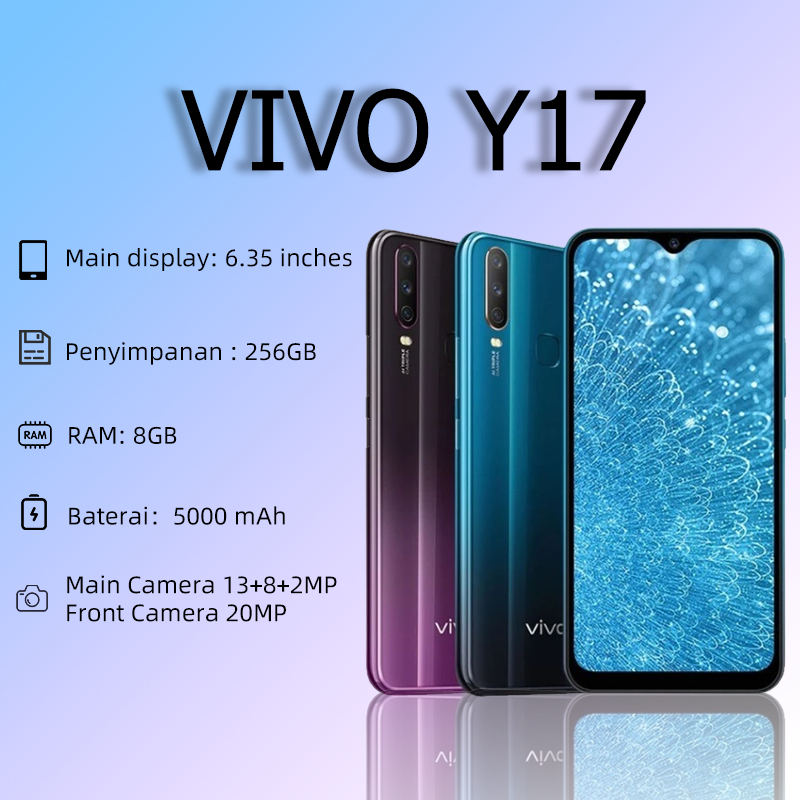 HP VIVO Y17 RAM 8GB+256GB 4G LET 6.35 inches Battery 5000 mAh
