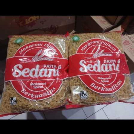 

MAKARONI SEDANI SPIRAL MENTAH 1 KG