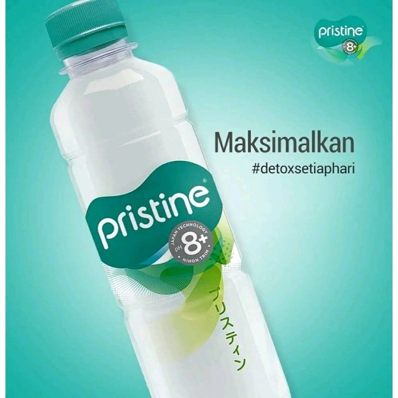 

Pristine Water 8+ 400ml 1 Dus isi 24 botol