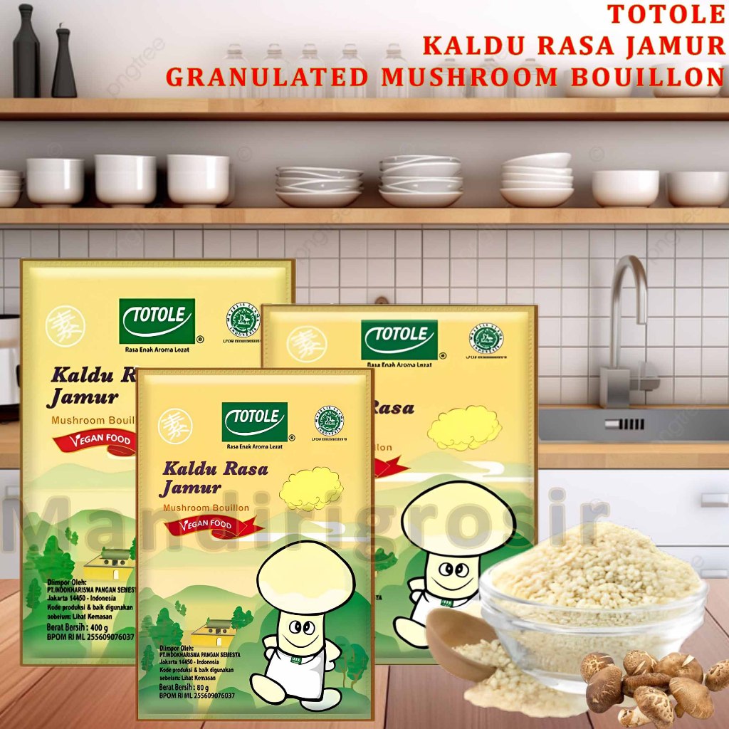 

Kaldu Rasa Jamur * Totole * Mushroom Bouillon * Varian Size * 1pcs