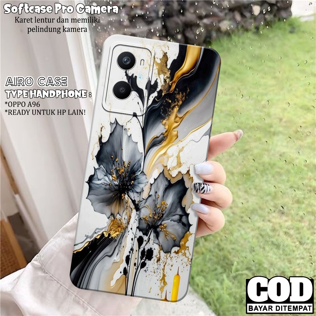 Case OPPO A96 - Softcase OPPO A96 - Fashion Case ABSTRAK - Casing OPPO A96 - Softcase Pro Camera - T
