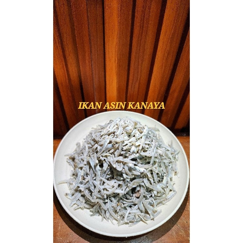 

Ikan Asin Teri Buntio / Buntiau / Buntiaw 500 gr / 1 kg.