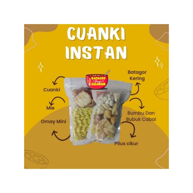 

Cuanki Instan Beli 1 isi 10 pcs_[COD]
