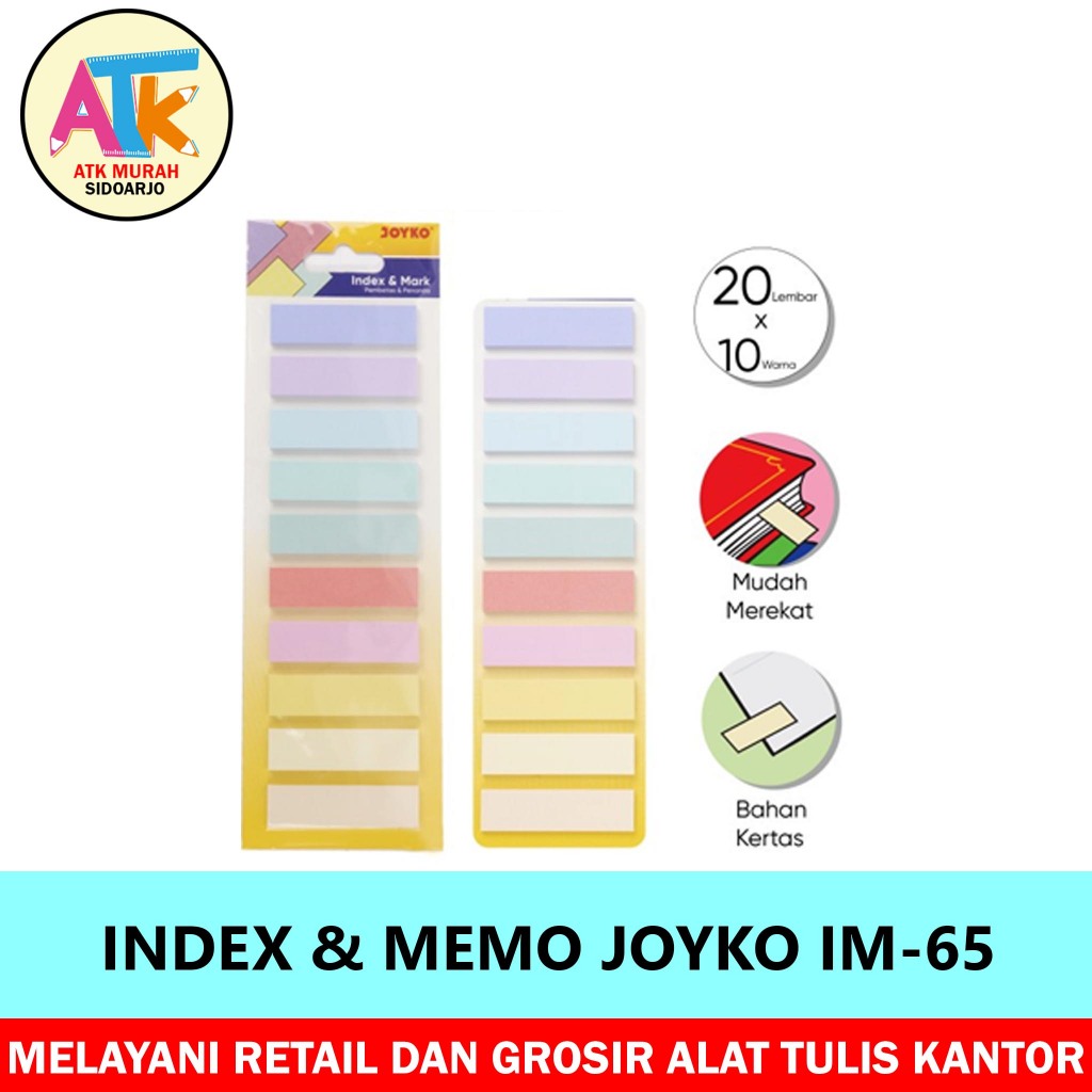 

STICKY NOTES - INDEX & MEMO JOYKO IM-65
