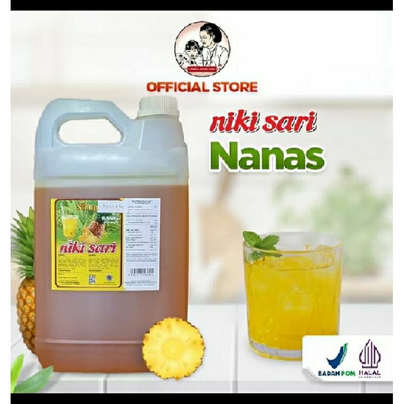 

Sirup Nikisari Jerigen 6 Kg - Sirup rasa buah segar