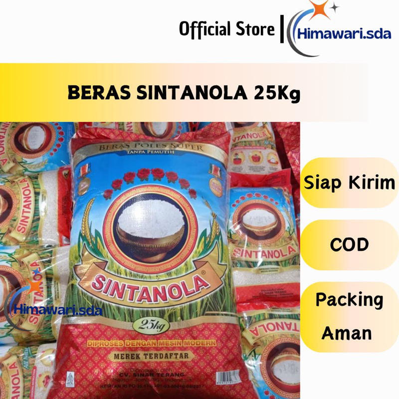 

Beras SINTANOLA 25Kg