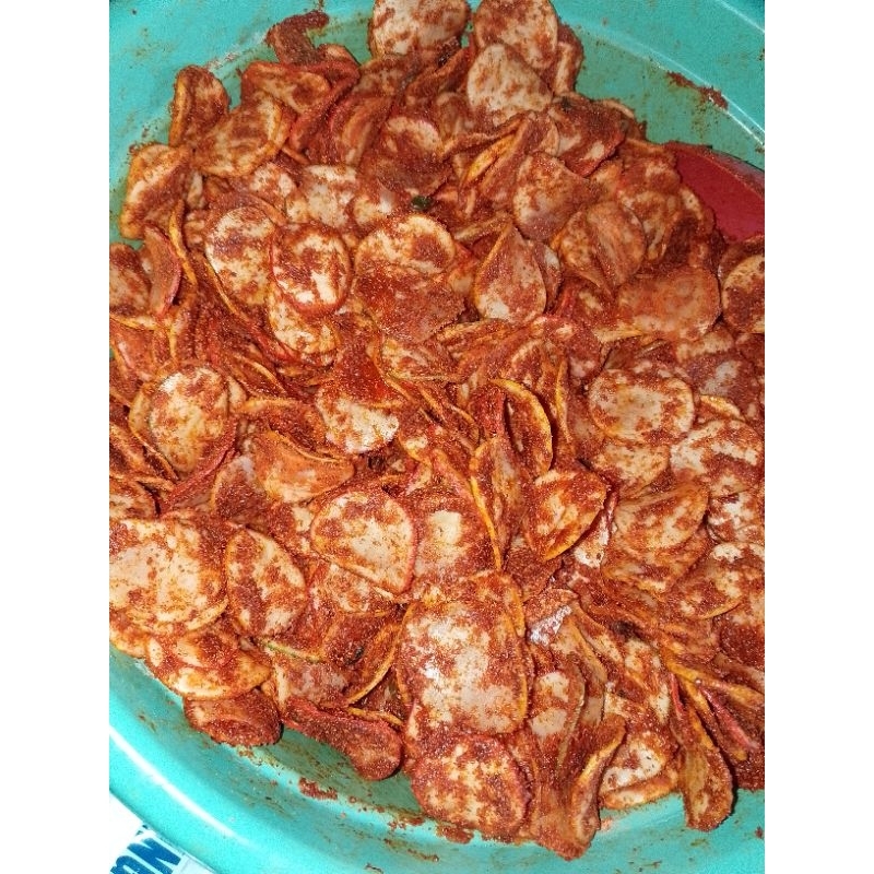 

kerupuk seblak bantet teh yul