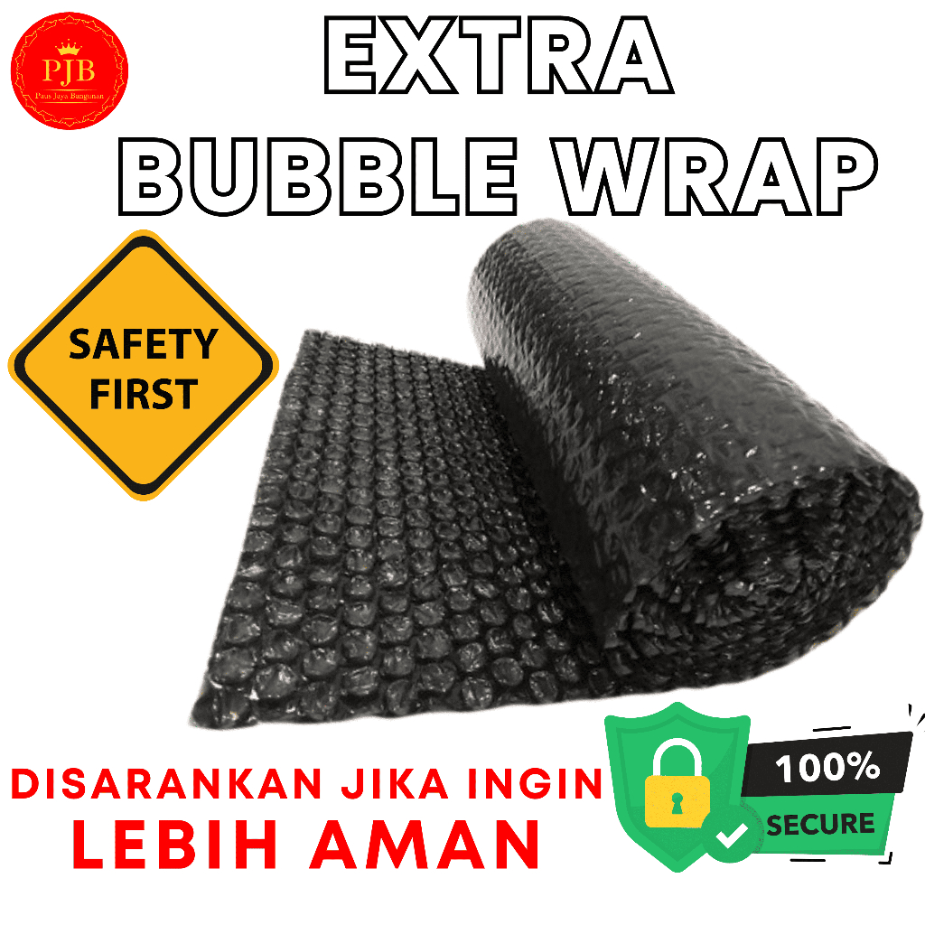 

TAMBAHAN PACKING BUBBLE WRAP!! EXTRA PACKING DIJAMIN LEBIH AMAN! 10000000%