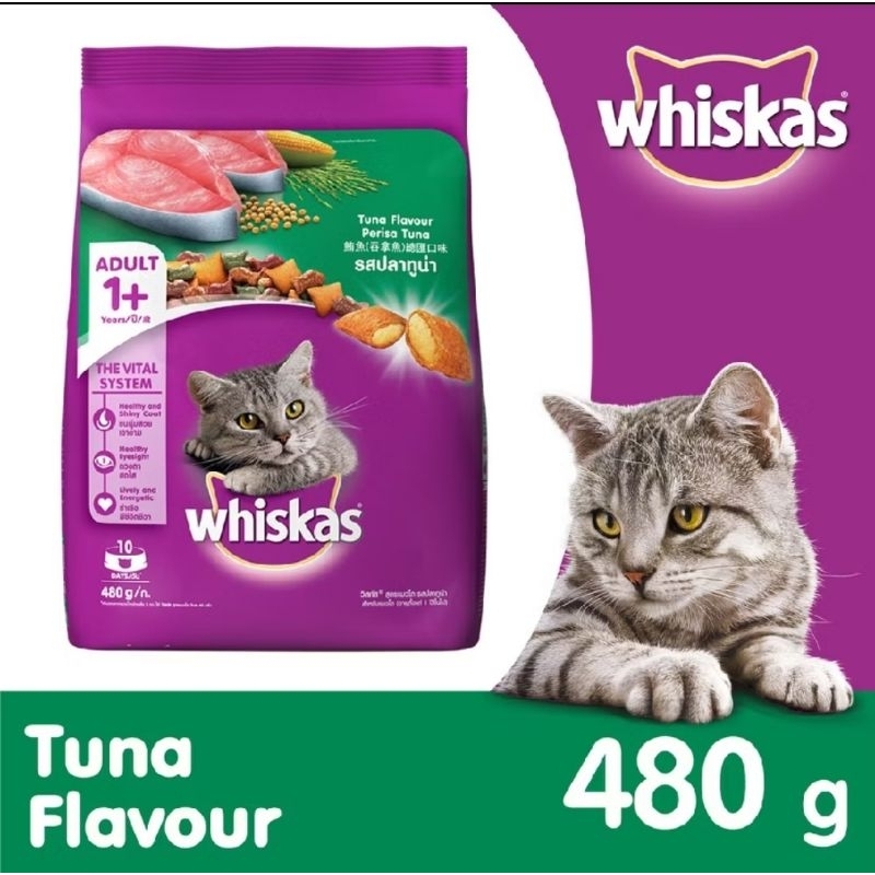 Whiskas Tuna Flavour 480Gr