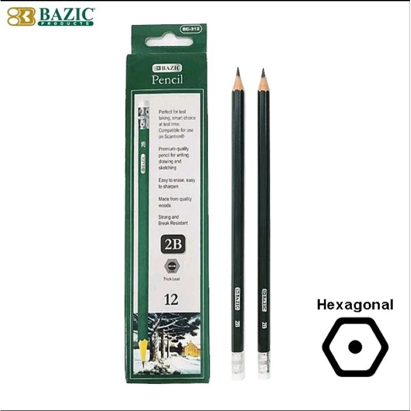 

Bazic - Pensil 2B Isi 12pcs Komputer BC-312