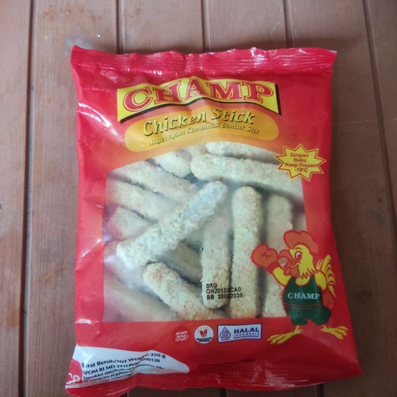 

Champ Chicken Nugget Stick 250gr