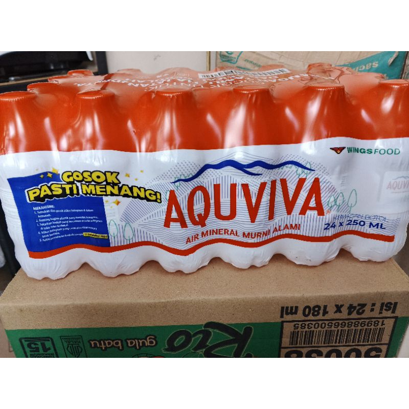 

Aquviva Botol 250ml(24botol) 700ml (12botol) sameday only)