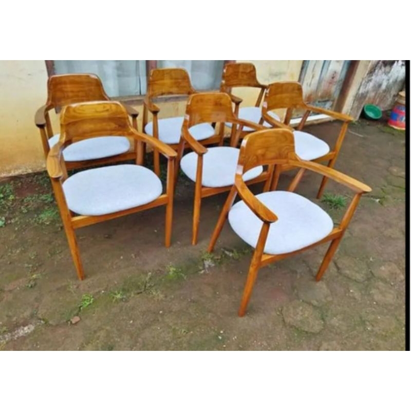 RAY kursi cafe, set meja cafe ,kursi cafe jati