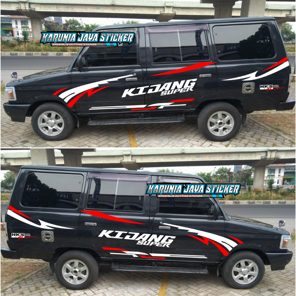 Stiker Mobil Kijang Super Stiker Body Kijang Super Stiker Kijang Super