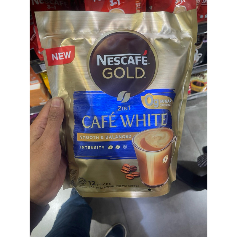 

Nescafe Gold 2in1 Cafe White 12 sachet