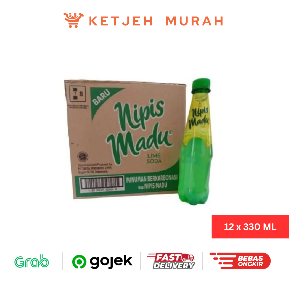 Nipis Madu Lime Soda Minuman Berkarbonasi Soda Jeruk Nipis Madu 1 Dus isi 12 Botol