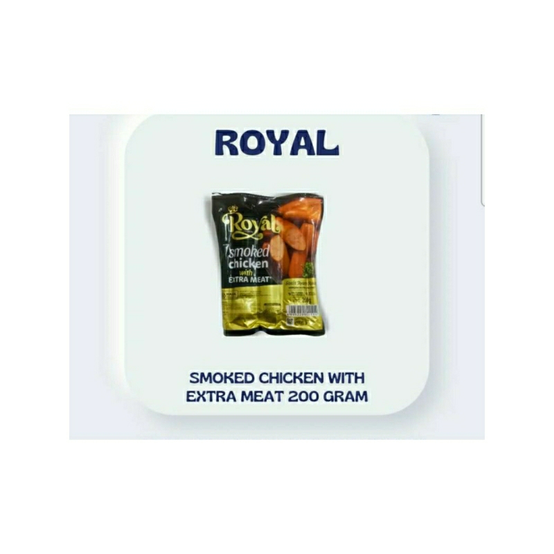 

Royal Smoked Chicken with Extra Meat 200gram