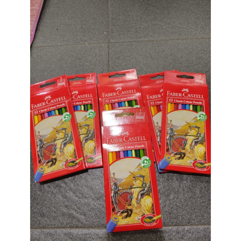 

pensil warna 12 faber castell