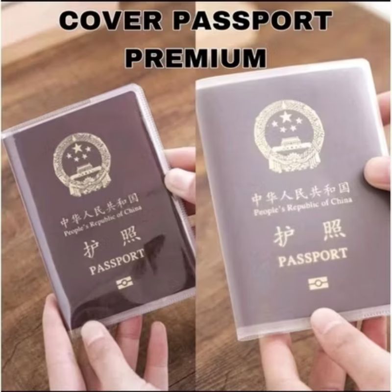Doff Tebal Cover Sampul Paspor Premium Import Pelindung Buku Nikah Plastik