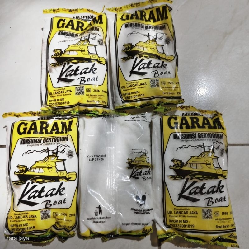 

PROMO GARAM KATAK BOAT 150GR MURAH BERKUALITAS BERYODIUM (ASLI ASIN)