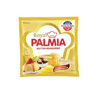 

Palmia Margarine Saset - Mentega Serbaguna & Mentega Royal Butter 200 Gr