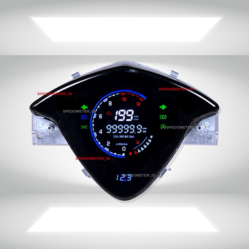 Speedometer Digital Yamaha Mio Soul Karbu