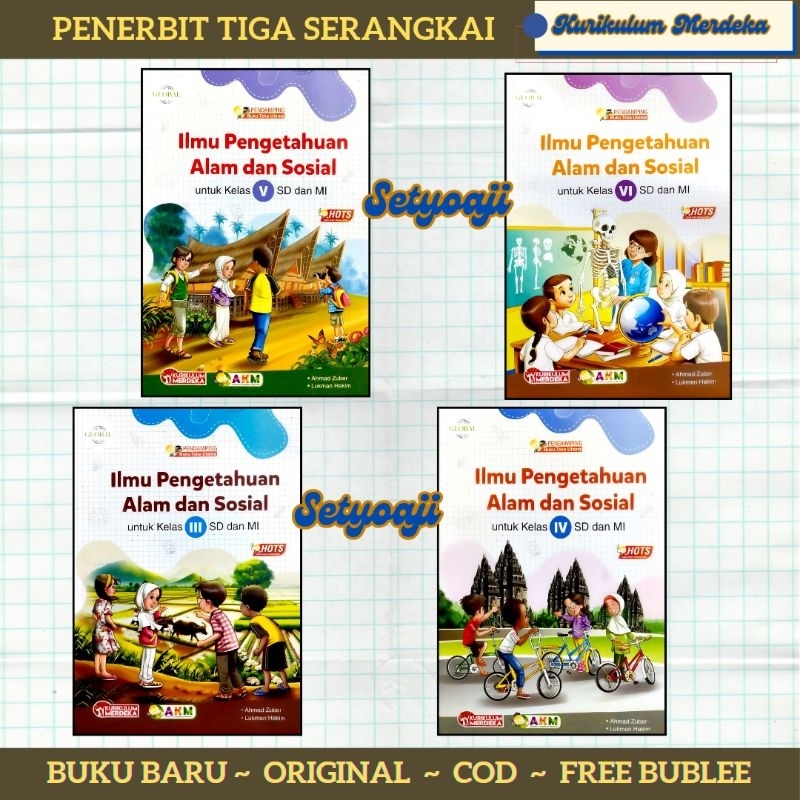 Global IPAS Revisi SD/ MI Kelas 3 4 5 6 KM Tiga Serangkai