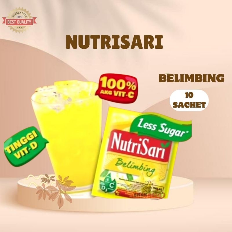 

Nutrisari Rasa Belimbing Less Sugar Minumana Pelepas Dahaga