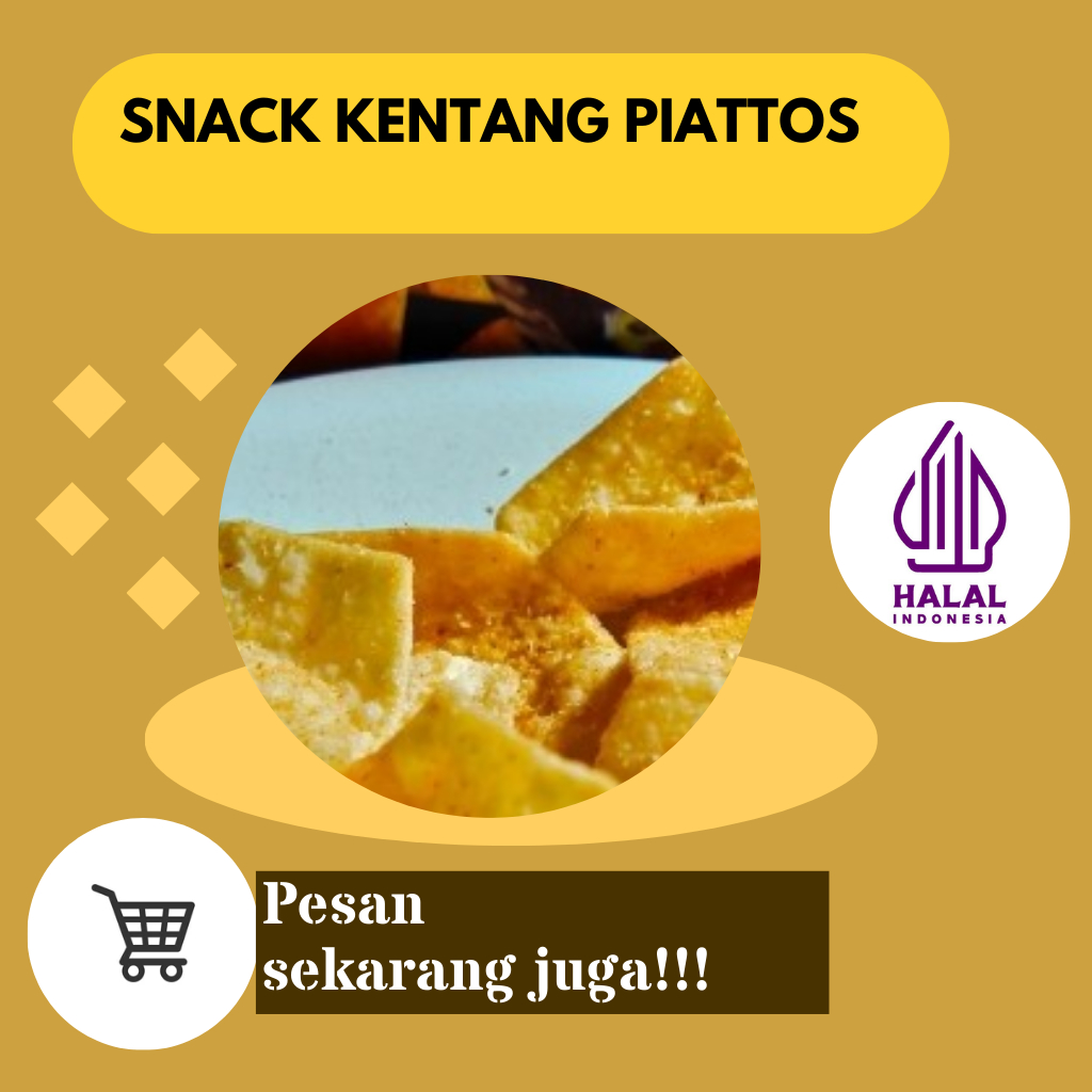 

Snack kentang piattos Makanan ringan snack kentang 10 pcs