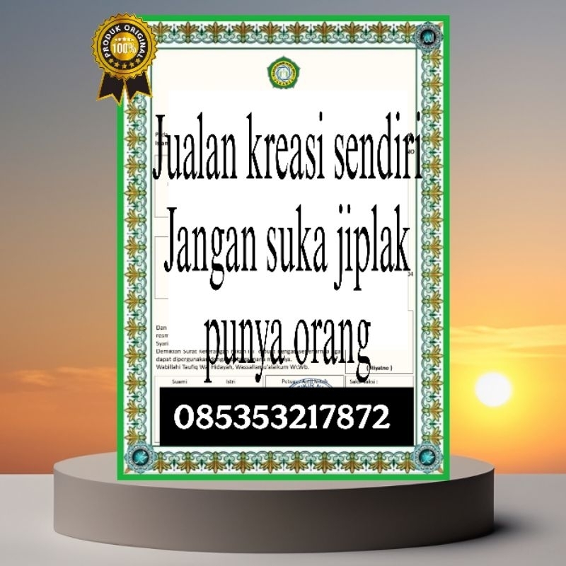 

Kutipan Sertif8kat NikahSIRI Custom