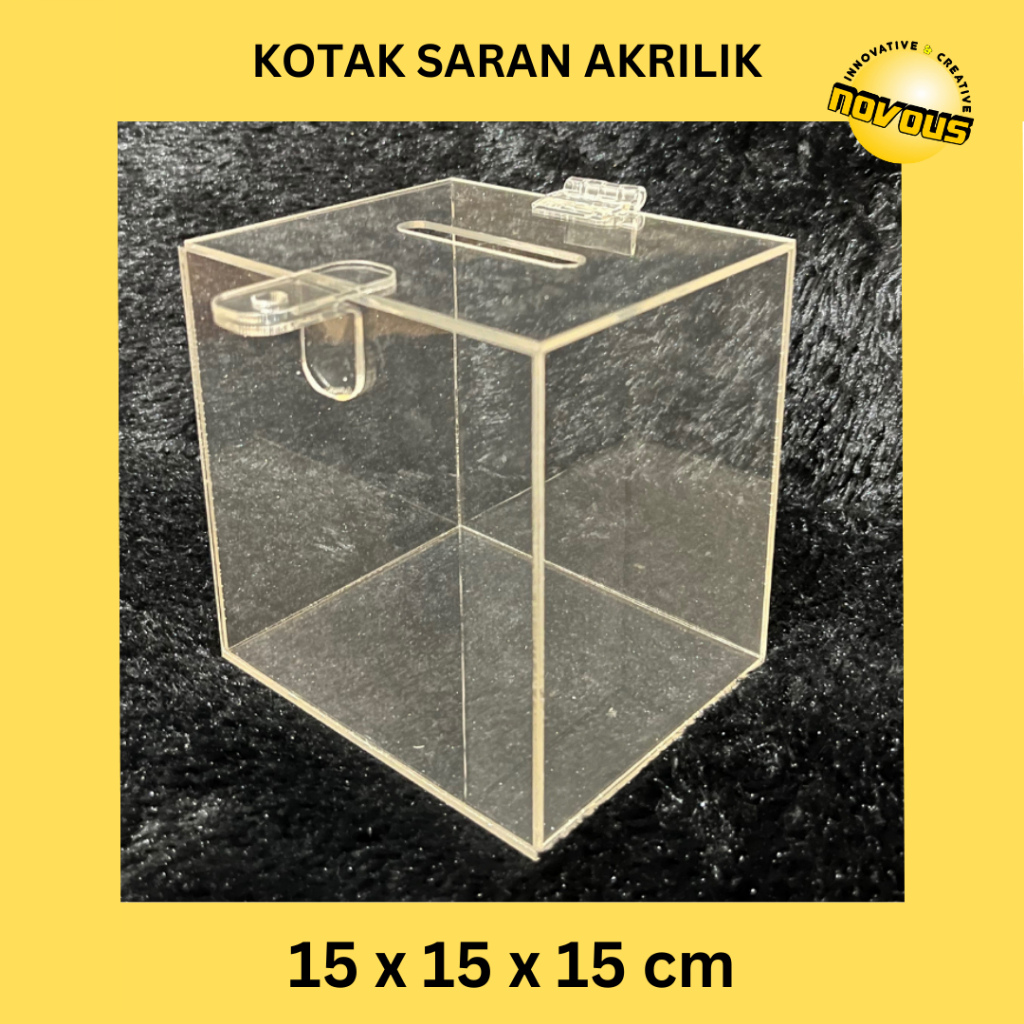 

Kotak Saran / Amal Akrilik 15 x 15 x 15 cm