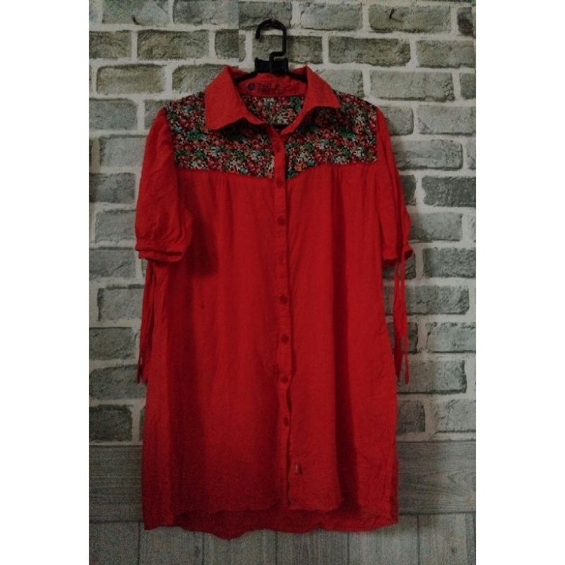 Preloved atasan wanita Triset size m no minus