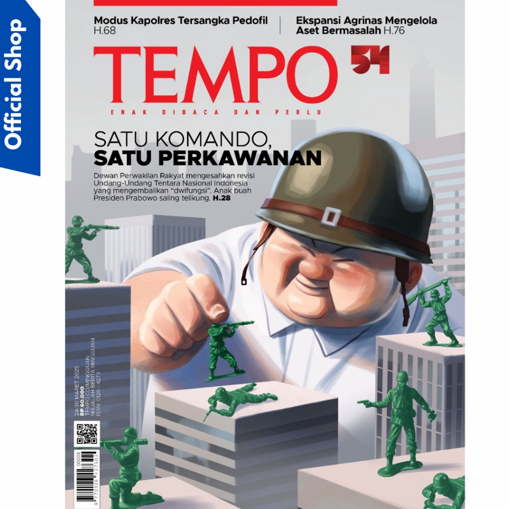 Majalah Tempo Ed 546 Satu Komando Satu Perkawanan Tanggal 24 Maret 225 KODE A2J9