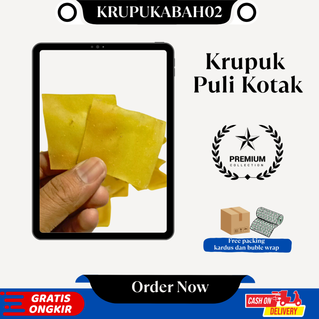 

Kerupuk Puli Kotak Mentah 1 Kg